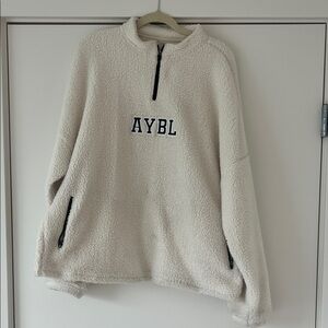 AYBL Off-White Sherpa Fleece